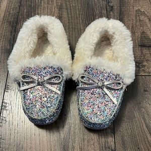 Cat & Jack Glitter Slippers